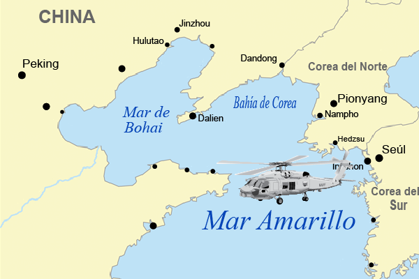 Incidente entre aeronaves de Australia y China en el Mar Amarillo