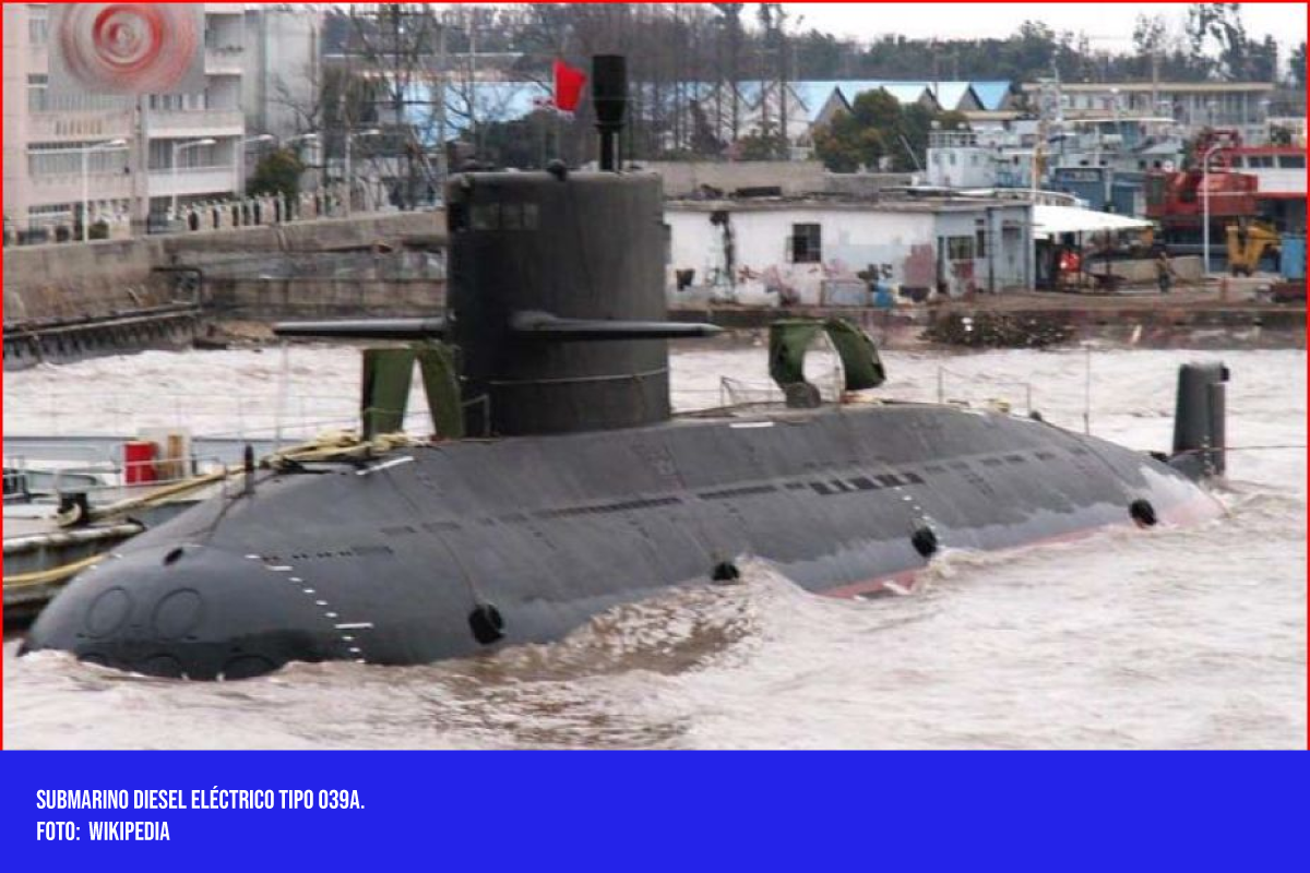 SE AVISTA UN POSIBLE NUEVO SUBMARINO CHINO EN DESARROLLO
