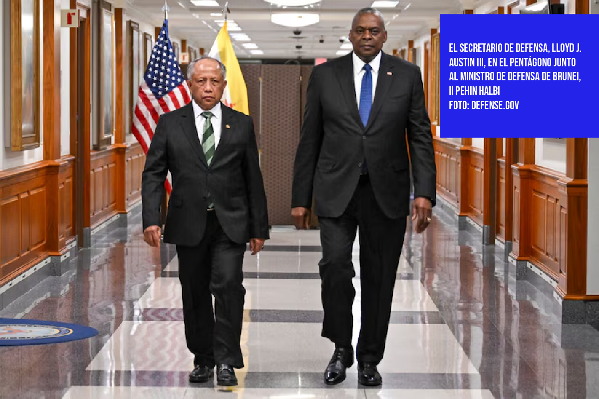 Ministros de defensa de Brunéi y estados unidos se reúnen para fortalecer la cooperación