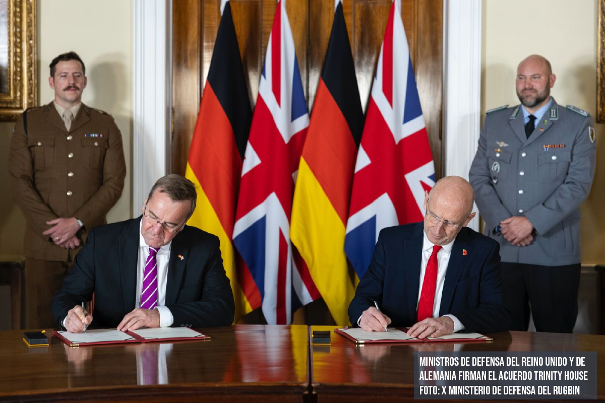 Reino Unido y Alemania firman acuerdo de defensa