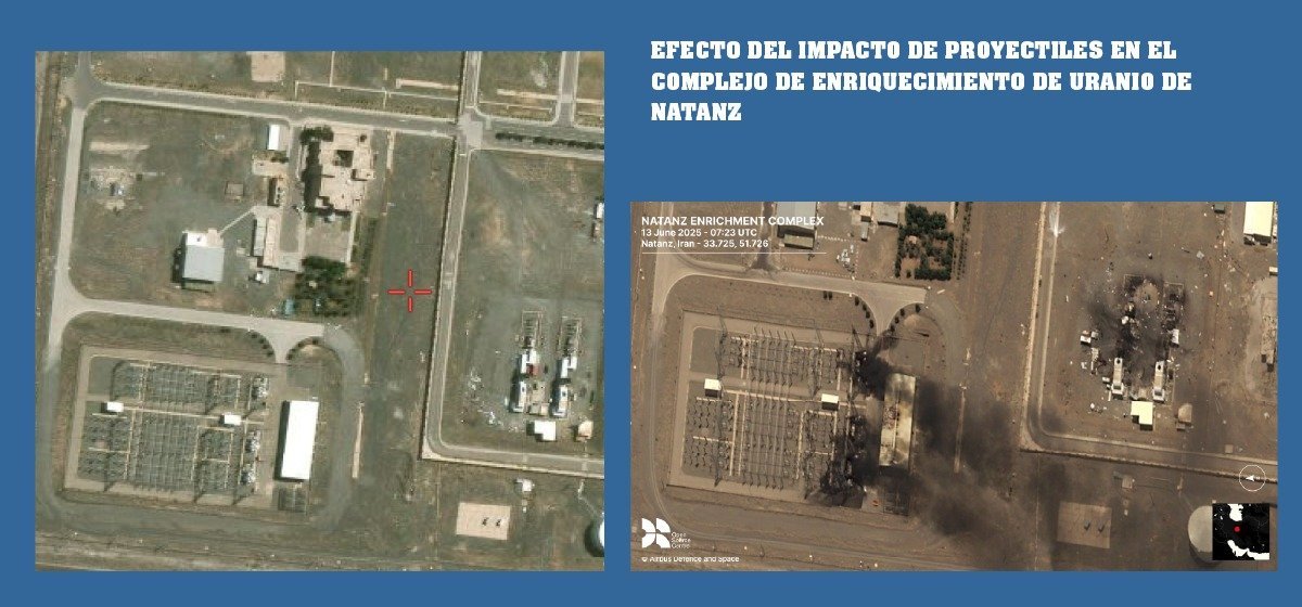 Israel golpea instalaciones nucleares y militares iraníes