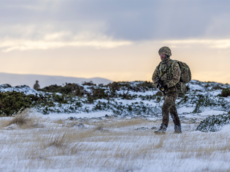 Ejercicios militares británicos en las Islas Malvinas