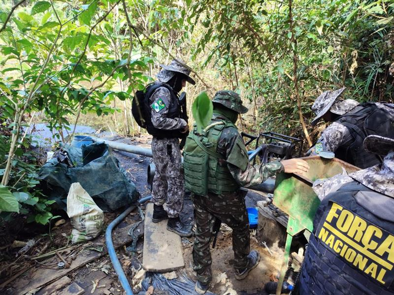 Resultado de las operaciones contra la minería ilegal en Brasil