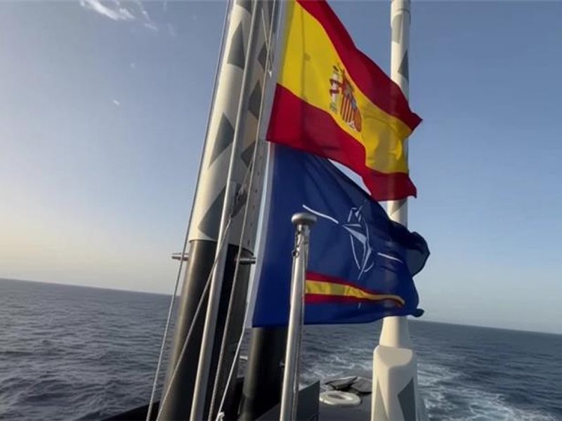 Submarino español Isaac Peral (S-81) se integra en la operación Sea Guardian de la OTAN