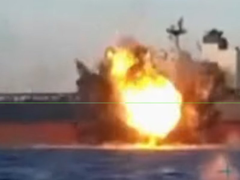 Ucrania atacó petroleros al servicio de Rusia en el mar Negro