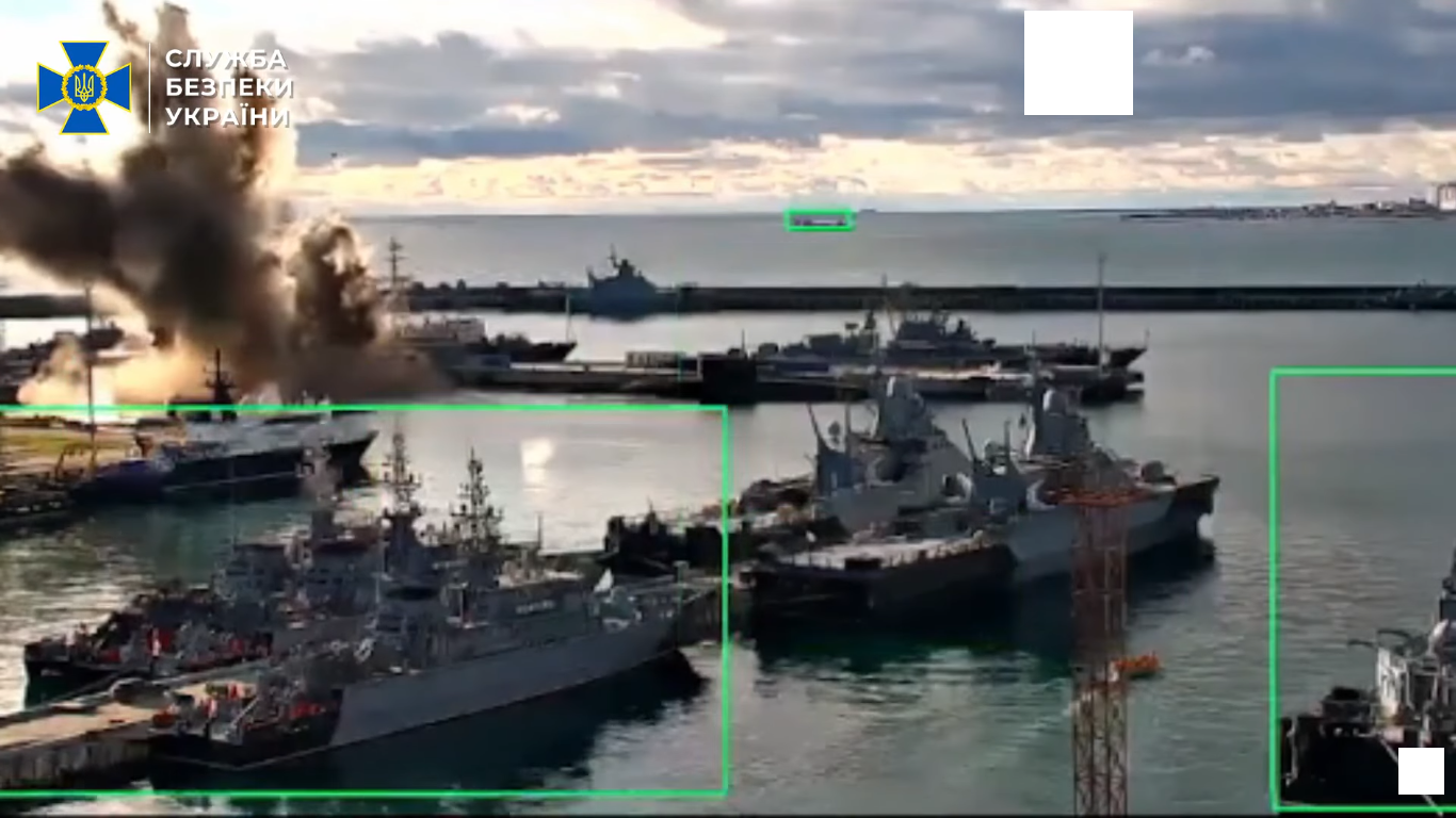 Ucrania atribuye ataque con dron submarino a un submarino ruso