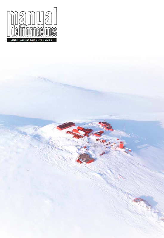 Tapa de la Revista Manual de Informaciones 2018 - Vol. 50 Nº 2